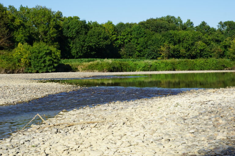 Fleuve de l'Adour. Accueil du site