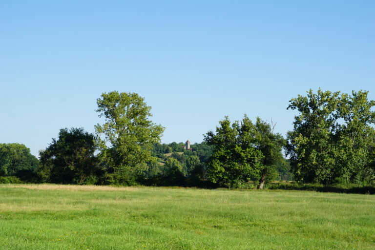 Paysage de Corneillan. Accueil du site